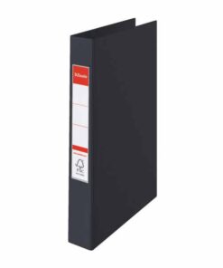 CLASSEUR 2 ANNEAUX A4 PP NOIR POLYPRO ESSELTE VIVIDA PLASTIQUE