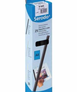 SERODO 20 x 15MM NOIR DE 120 A 150 FEUILLES 80GR/M² CORNIERE RELIURE
