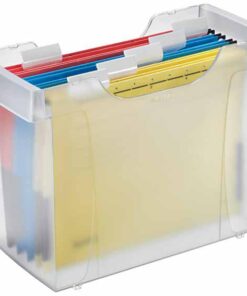 LEITZ CASIER DOSS SUSP TRANSP TRANSPORT FACILE TRANSPARENT - +