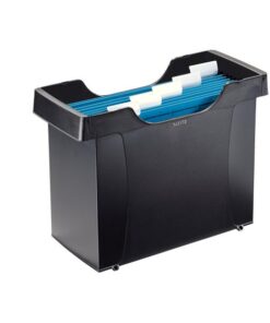 LEITZ CASIER DOSS SUSP NOIR TRANSPORT FACILE