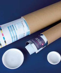 TUBE BRUN DIAM 5CM 495MM CARQUOIS RANGEMENT PLANS CARTON - ENVOI POSTAL