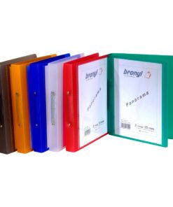 CLASSEUR PANORAMA DOS 35MM BRONYL - 315X260MM 2 ANNEAUX 25MM