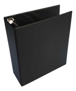 CLASSEUR A LEVIER BRONYL A4 10 CM - PVC NOIR - 4 ANNEAUX