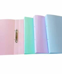 CLASSEUR A4 2A25 PP PASTEL ASS CLASSEUR 2 ANNEAUX 25MM ASSORTI BRONYL POLYPRO DOS 35