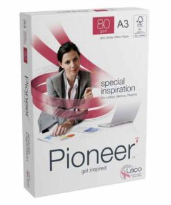 PAPIER PIONEER A3 80GR 500F PAPIER BLANC FSC QUALITE A A LA RAME
