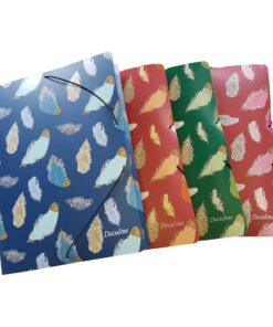 FARDE RABATS A4 PP PLUMES ELASTIQUES BRONYL