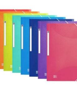 FARDE ELASTIQUES A4 OXFORD PP 24X32CM - TRANSLUCIDE