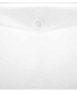 FOLDERSYS ENV VELCRO A5 TRANSP BLANC ENVELOPPE TRANSPARENTE