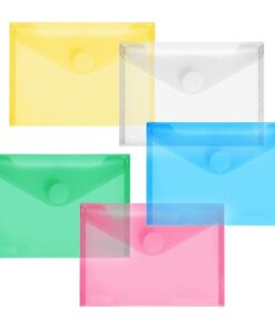 ENVELOPPE VELCRO A6 TRANSP BLANC 125 X 176MM FOLDERSYS