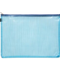 POCHETTE TIRETTE A4 BLEU 272X357MM SANS PVC FOLDERSYS