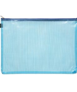 POCHETTE TIRETTE A5 BLEU 200X254MM SANS PVC FOLDERSYS