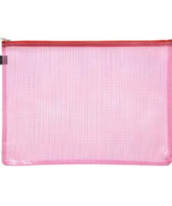 POCHETTE TIRETTE A5 ROUGE 200X254MM SANS PVC FOLDERSYS