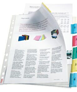 INTERCALAIRES ESSELTE 6 POSITI ONS - PERSONNALISABLE - PP 6 POSITIONS - POLYPRO