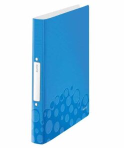 CLASSEUR WOW A4 SOUPLE BLEU POLYPRO DOS DE 35MM LEITZ 2 ANNEAUX