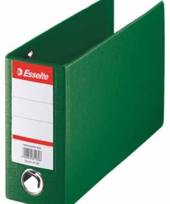 CLASSEUR CCP LEVIER 8CM VERT CLASSEUR A LEVIER ESSELTE BANQUE - POUR VIREMENT - PLAST