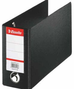 CLASSEUR CCP LEVIER 8CM NOIR CLASSEUR A LEVIER ESSELTE BANQUE - POUR VIREMENT - PLAST