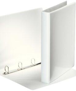 CLASSEUR 4AN 25MM PP A4 PERSO BLANC 4 ANNEAUX ESSELTE DOS 45 PERSONNALISABLE 4R-D 25 MM