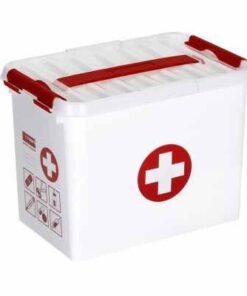 SUNWARE BOX PREMIER SOINS 9L SECOURS - POIGNEE - 2 CLIPS 9 LITRES - BOITE RANGEMENT