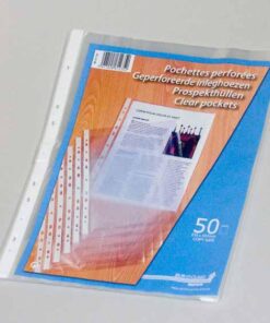 POCHETTE PERFOREE A4 PAR 50 AURORA SACHET - CELLO 50 TRANSPARENTES
