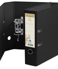 CLASSEUR FOREVER NOIR DOS 8CM EXACOMPTA - CLASSEUR LEVIER CARTON RECYCLES