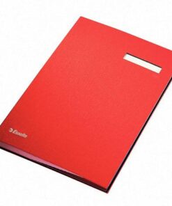 SIGNATAIRE FOLIO 20COMP ROUGE ESSELTE