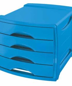 BOX 4 TIROIRS VIVIDA BLEU ESSELTE
