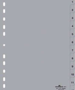 INTERCALAIRE DURABLE PP 1-12 POLYPRO - NUMEROTES