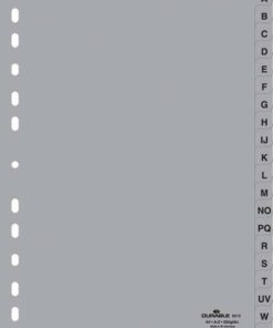 INTERCALAIRE DURABLE PP A-Z 856739 POLYPRO - IMPRIMABLES