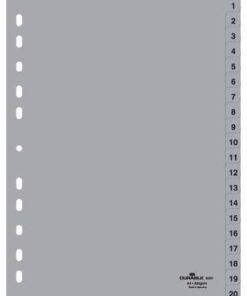 INTERCALAIRE DURABLE PP 1-20 POLYPRO - NUMEROTE