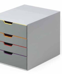 VARICOLOR 4 TIROIRS DURABLE (2 GRANDS ET 2 EXTRA LARGES) BLOC DE CLASSEMENT - MODULE