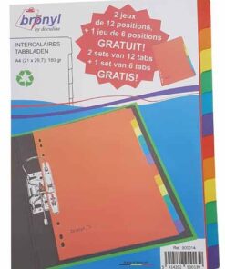 LOT 2 INTERC BRONYL +1 GRATIS 2X INTERCALAIRES CARTON 12P 1X INTERCALAIRES CARTON 6P
