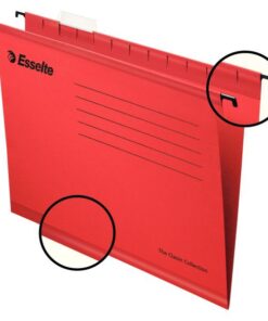 DOSSIER SUSPEN PENDAFLEX ROUGE BOITE DE 25 ESSELTE DOSSIER SUSPENDU "CLASSIQUE