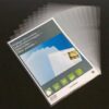 10 PROTEGES DOCUM A4 CRISTAL 120 MICRONS EN SACHET EN L AURORA - TRANSPARENTS