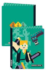 CLASSEUR 2AN CARTON MINECRAFT A4 2 ANNEAUX