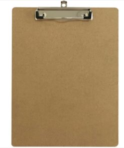 PLAQUE A PINCE BOIS ACROPAQ A4 - 228X316MM - 3MM - MDF