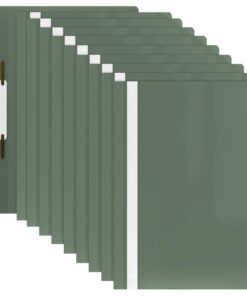 ACROPAQ 10 FARDES DEVIS VERT PASTEL NATUREL