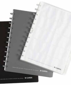 PORTE CARTES VISITE ATOMA A4 A-Z  POUR 240 CARTES DE VISITE 15 POCH DETACHABLES 41599
