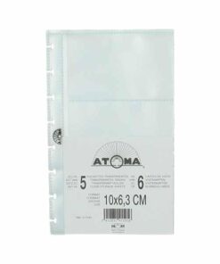 ATOMA 5 POCHETTES CDV A5 40 CARTES VISITE POUR 413951