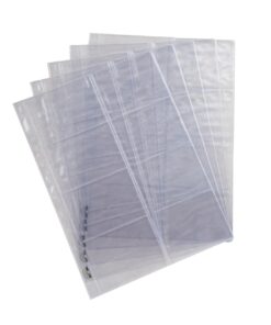 ATOMA 5 POCHETTES CDV A4 POUR 80 CARTES VISITE 414961