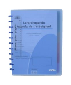 ATOMA AGENDA ENSEIGNANT A4+ PP + POCHETTES + 6 INTERCAL + REGLE