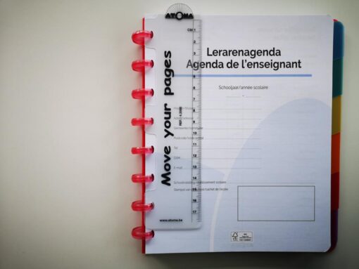 ATOMA AGENDA A5+ ENSEIGNANT PP 6INTERCAL + POCHETTES + REGLE