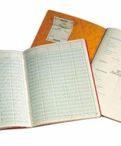REGISTRE RAUSCH 27X32 8 COL 80 PAGES