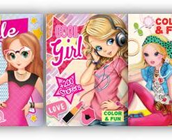 ALBUM GIRL AVEC AUTOCOLLANTS ALBUM A COLORIER