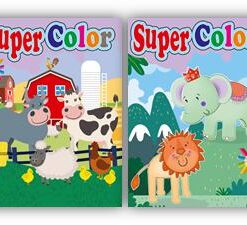 ALBUM A COLORIER SUPER COLOR 192 PAGES
