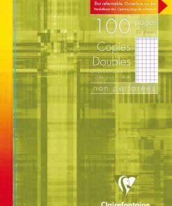 COPIES DOUBLE A4 50F Q5 90GR CLAIREFONTAINE 100P FEUILLES DE FARDE