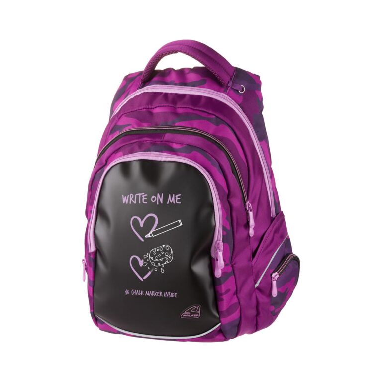 WALKER SAC A DOS CAMO PLUM CUSTOMISABLE 32 X H44 X D24CM