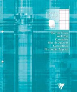BLOC DE COURS A4 Q10 90GR CLAIREFONTAINE - 100 FEUILLES