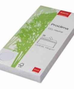 ENVELOPPE PROCLIMA 229X114 25P 100GR AMERICAINE US CELLO