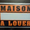 10 AFFICHES "MAISON A LOUER