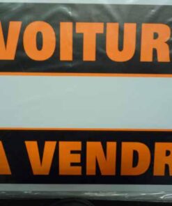 10 AFFICHES VOITURE A VENDRE